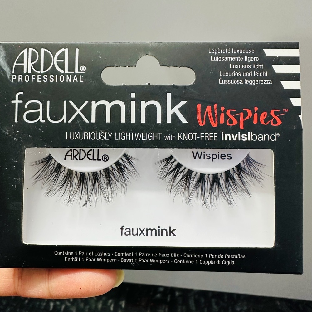 Ardell Faux Mink Wispies Luxurious Black Lashes